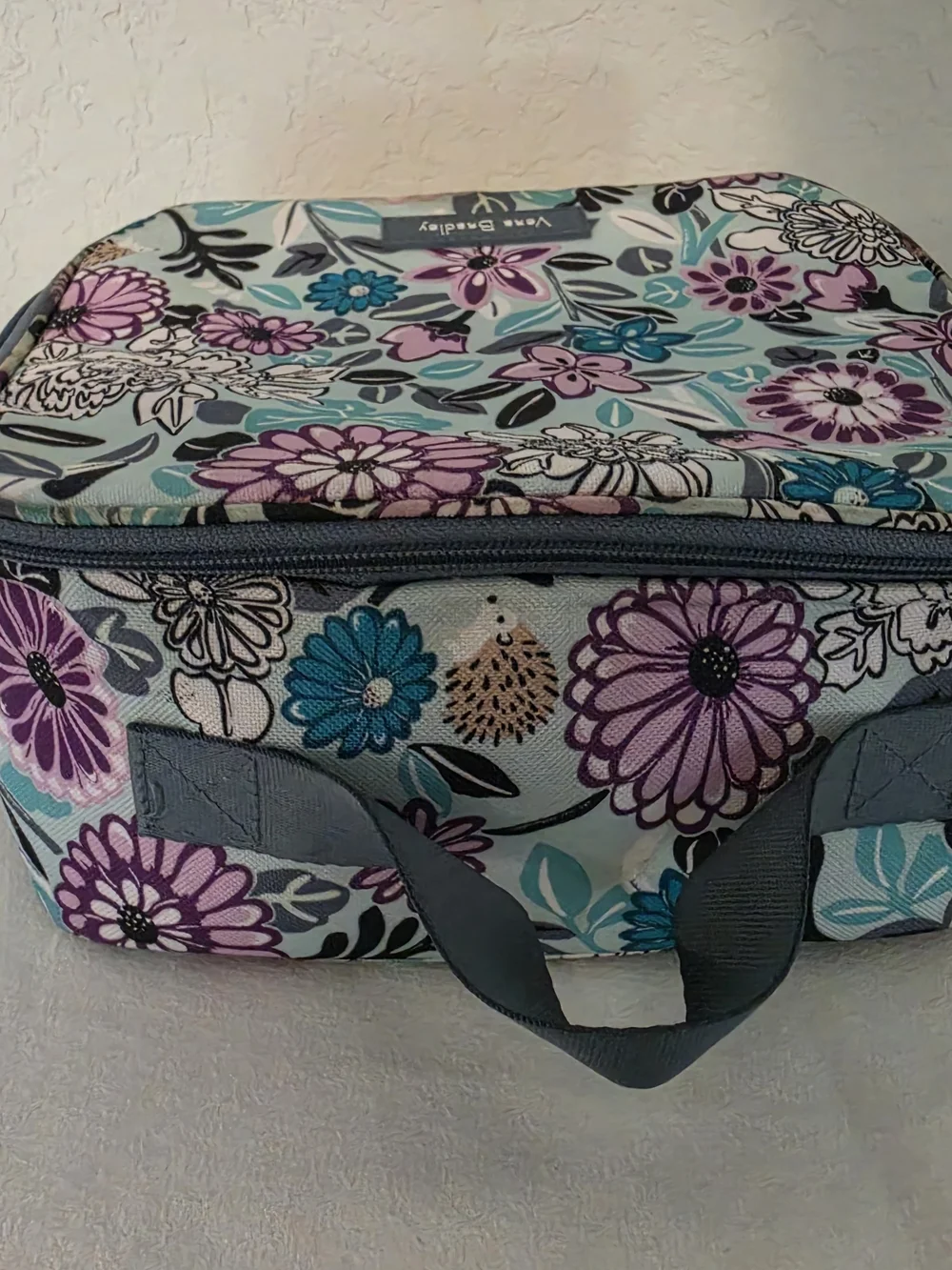 Vera Bradley Insulated Lunch Bag Tote Ret. Penelope's Garden Pattern Zip